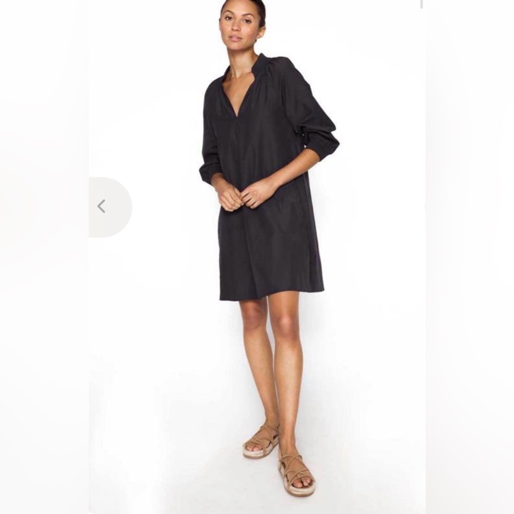 Brochu Walker Amaia Mini Dress Washed Black Size Medium - Retail $298 Quiet Lux